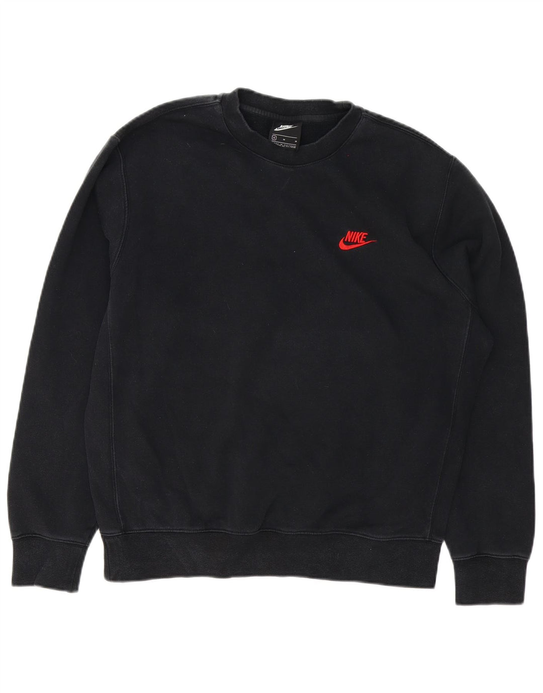 Felpa Nike Uomo Maglia Media Cotone Nero