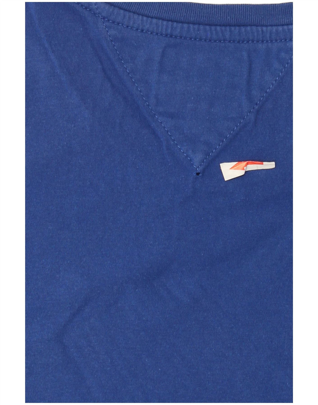 T-shirt da uomo Tommy Hilfiger Top in cotone blu medio