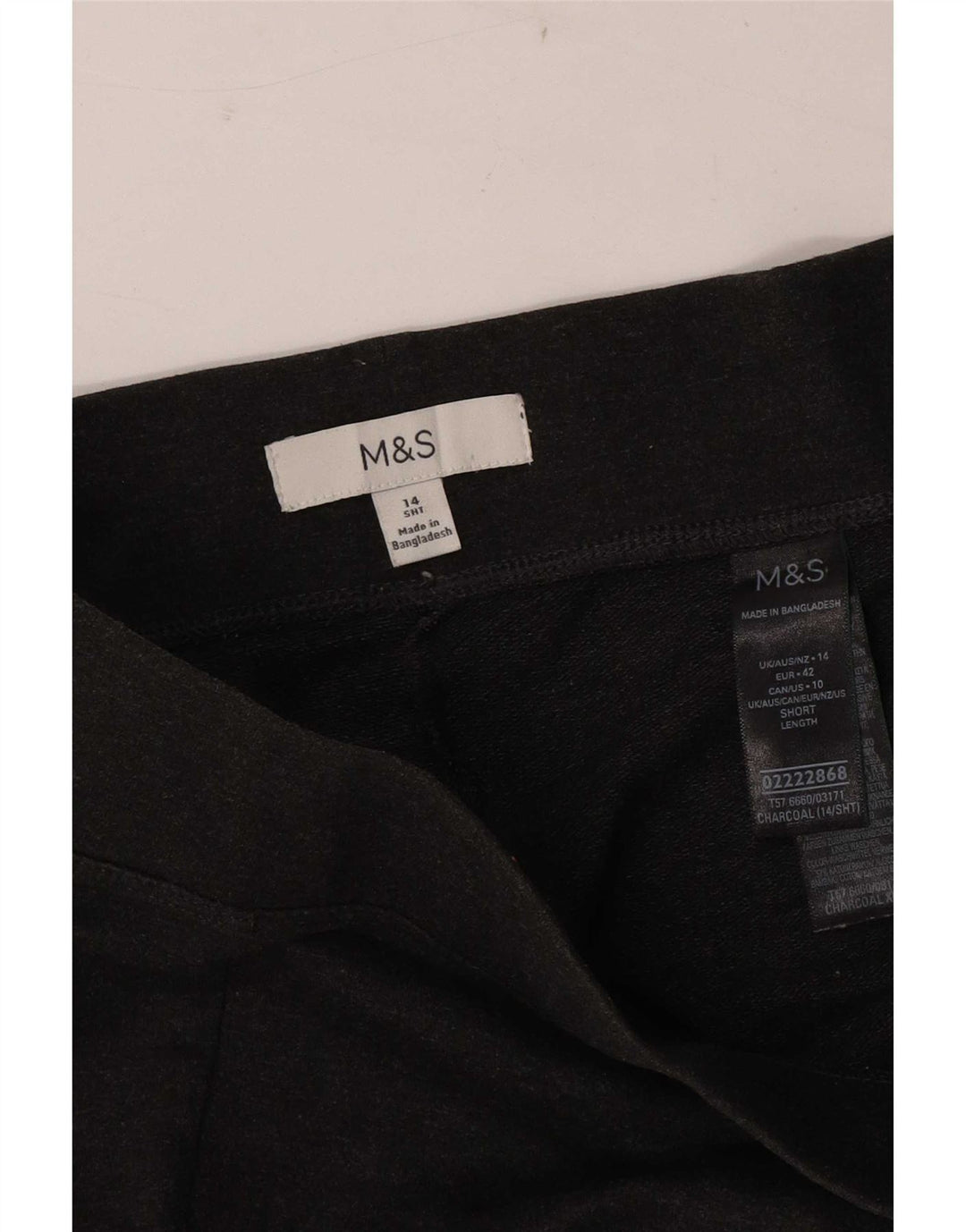 Leggings da donna Marks & Spencer UK 14 grande cotone grigio