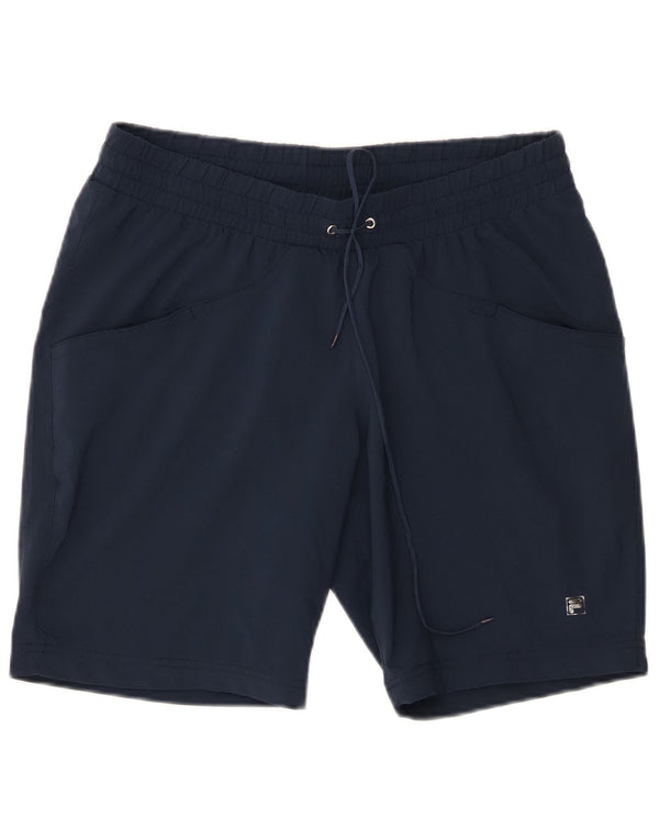 Pantaloncini sportivi da donna Fila UK 16 Large Blu Navy Poliestere