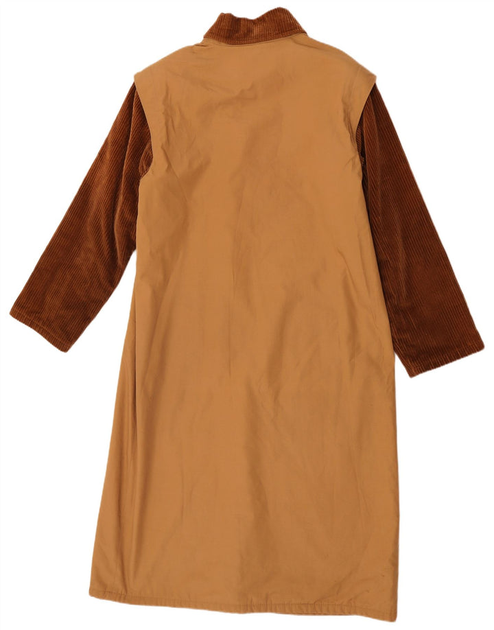 Soprabito vintage da donna UK 16 grande color marrone marrone