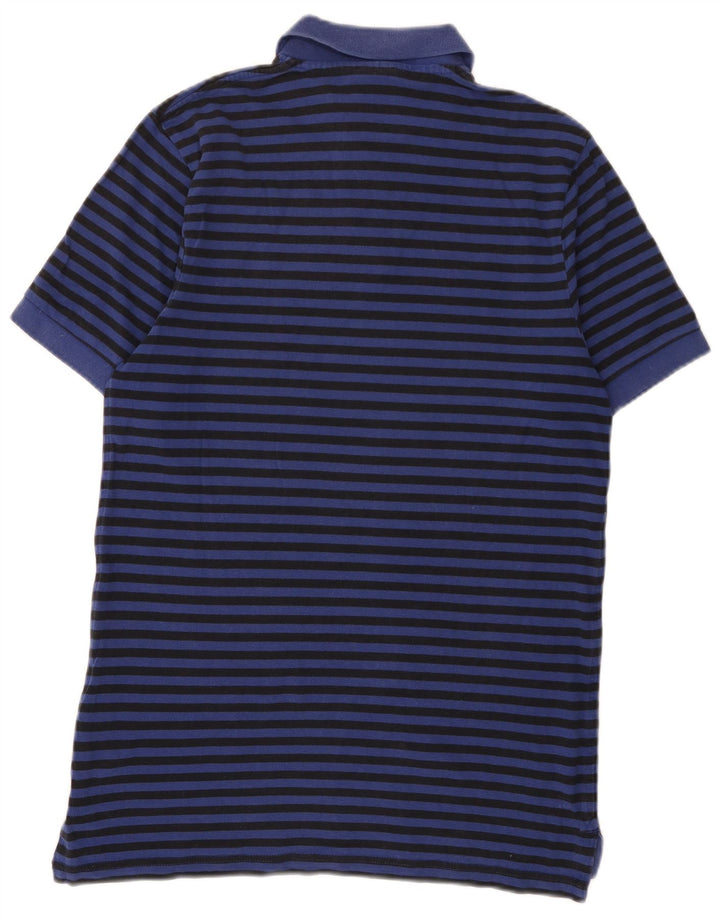 Polo Nike da uomo Inter Milan in cotone a righe medie blu navy