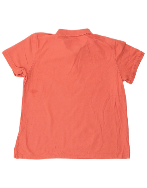 Polo da donna dalla vestibilità rilassata L.L.Bean UK 16 Large in cotone arancione