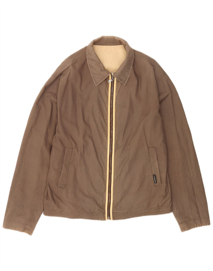 Giacca reversibile da uomo Ferre UK 38 Cotone beige medio