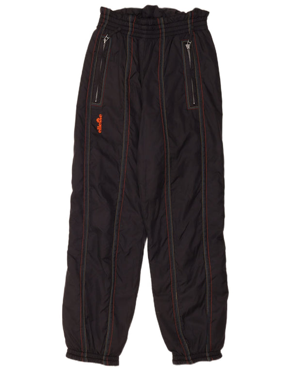 Pantaloni da sci jogger da donna Ellesse UK 12 medio nero in poliammide