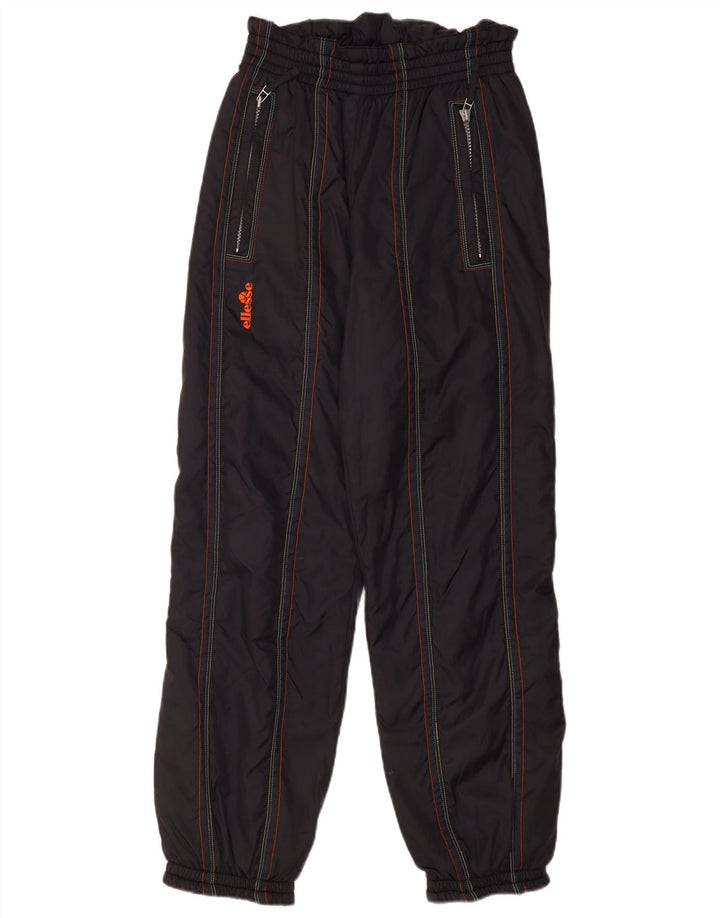 Pantaloni da sci jogger da donna Ellesse UK 12 medio nero in poliammide