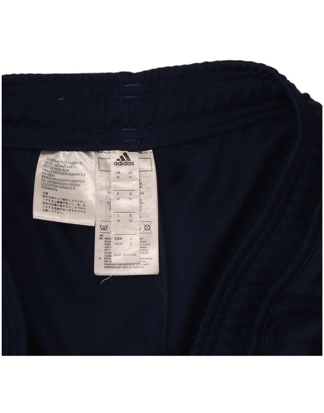 Pantaloni da tuta Adidas Aeroready da uomo medio poliestere blu navy