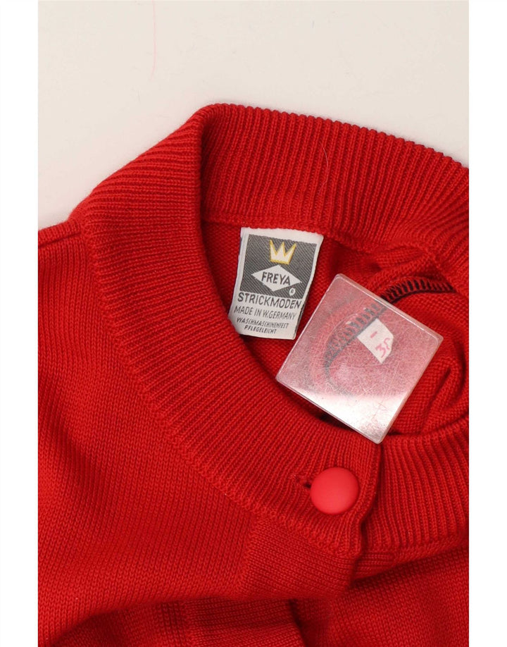 Maglione cardigan da donna Freya EU 38 Poliacrilico rosso medio