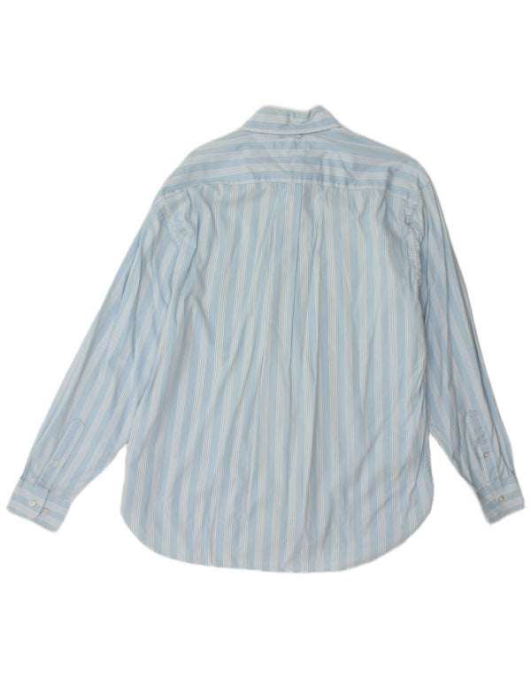 Camicia da uomo Tommy Hilfiger in cotone a righe blu medio