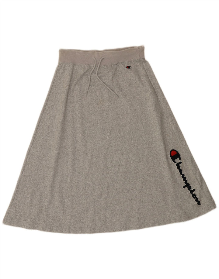 Gonna a trapezio grafica da donna Champion piccola W28 in cotone grigio