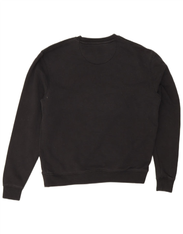 Felpa grafica da uomo Jack Wills Maglione piccolo cotone nero