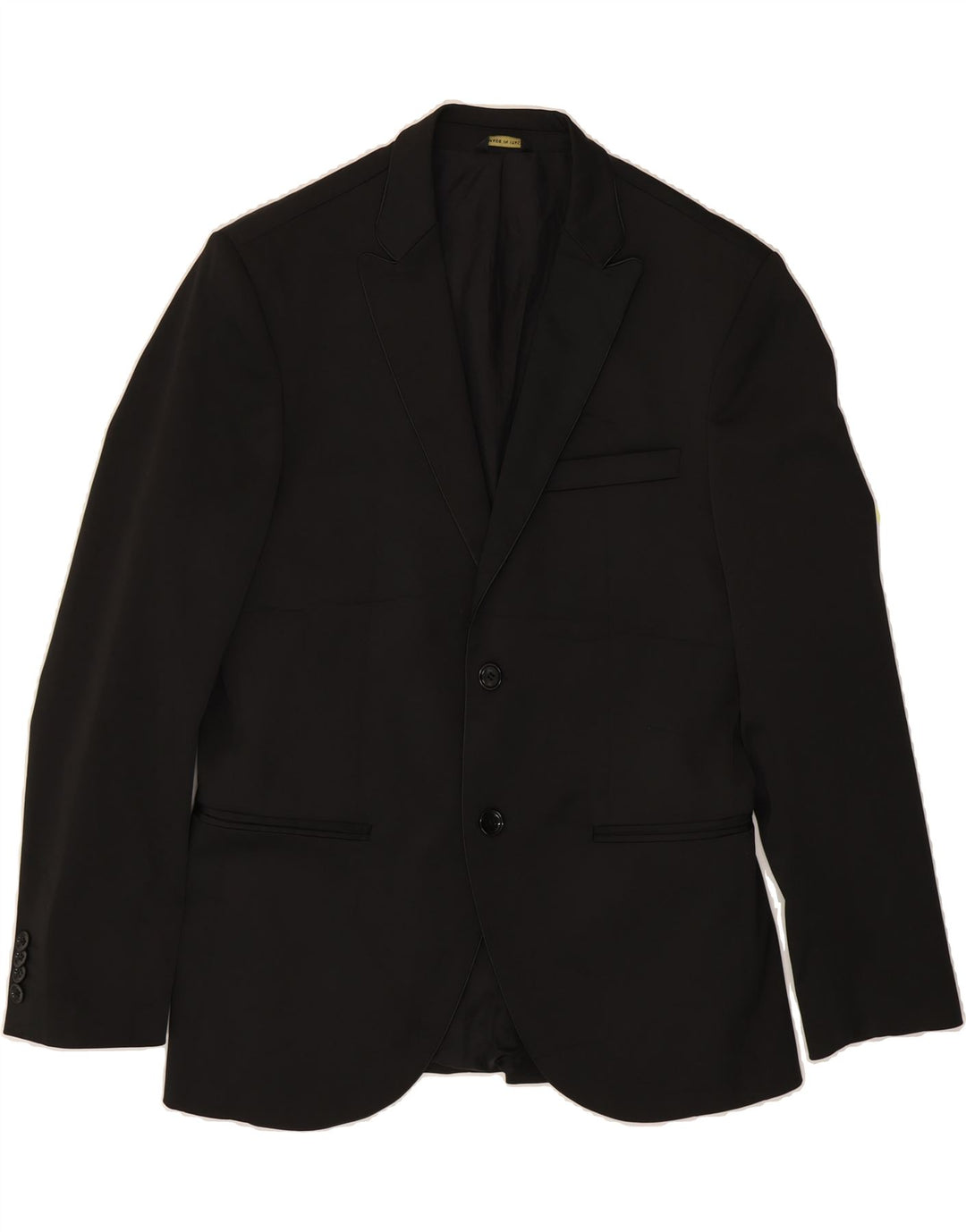 HAVANA & CO Giacca blazer a 2 bottoni da uomo IT 48 poliestere medio nero