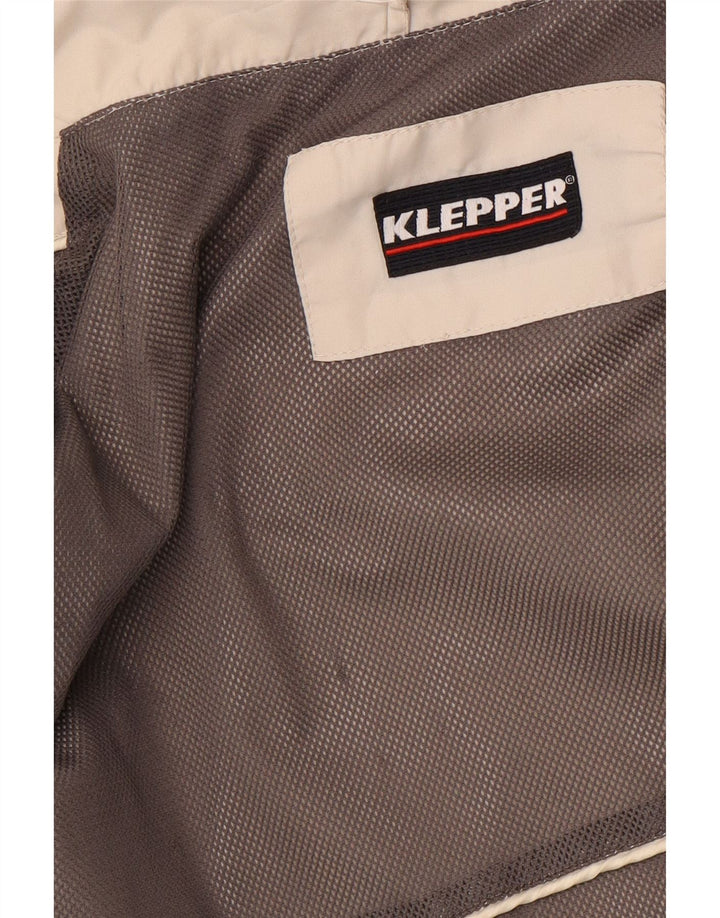 Giacca antipioggia da uomo Klepper UK 42 XL bianca