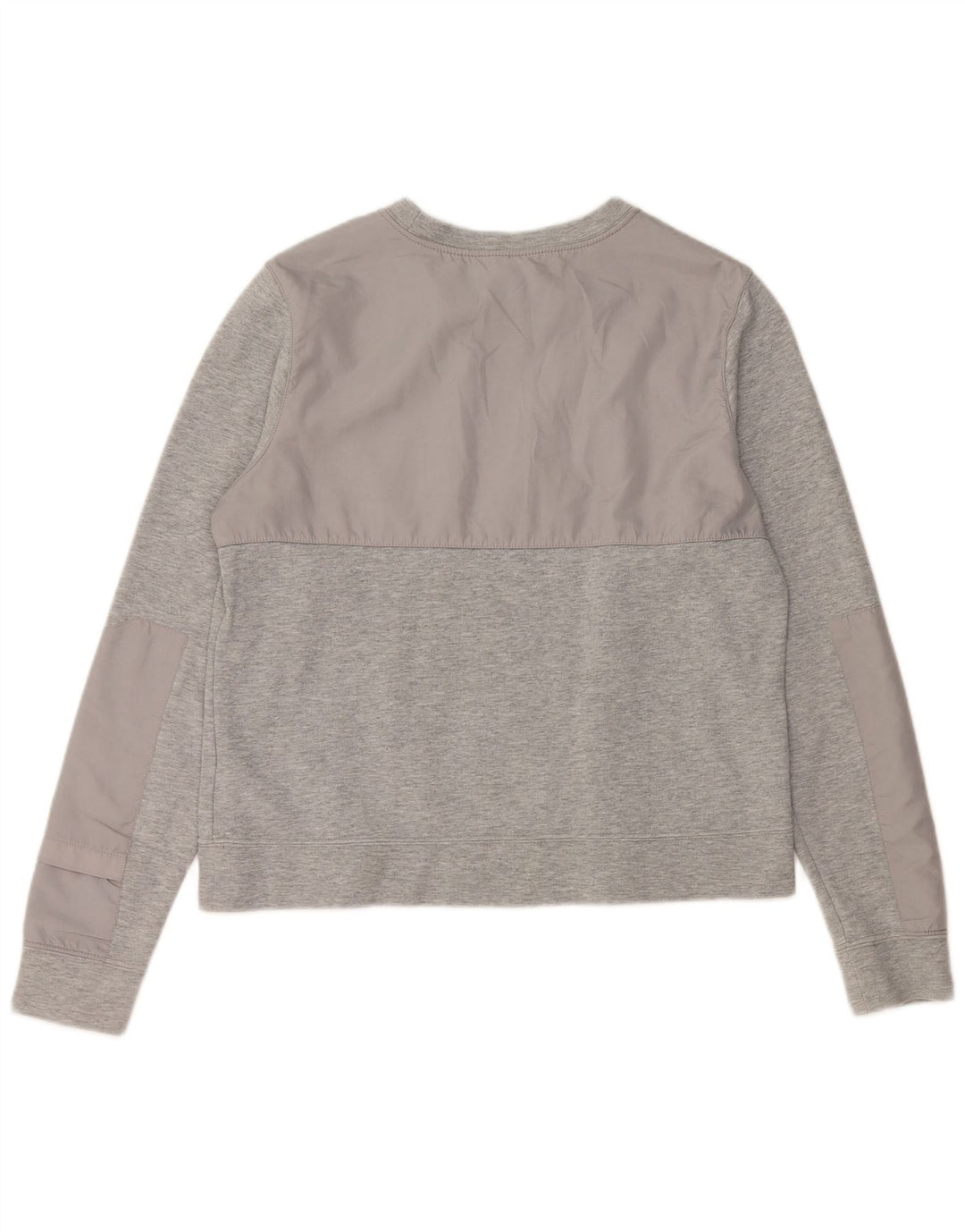 Felpa da donna Nike Jumper UK 16 grande cotone grigio