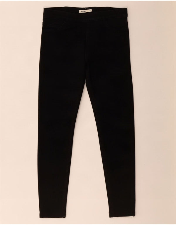 Jeans Jeggings da donna Marks & Spencer UK 10 piccoli W30 L25 cotone nero