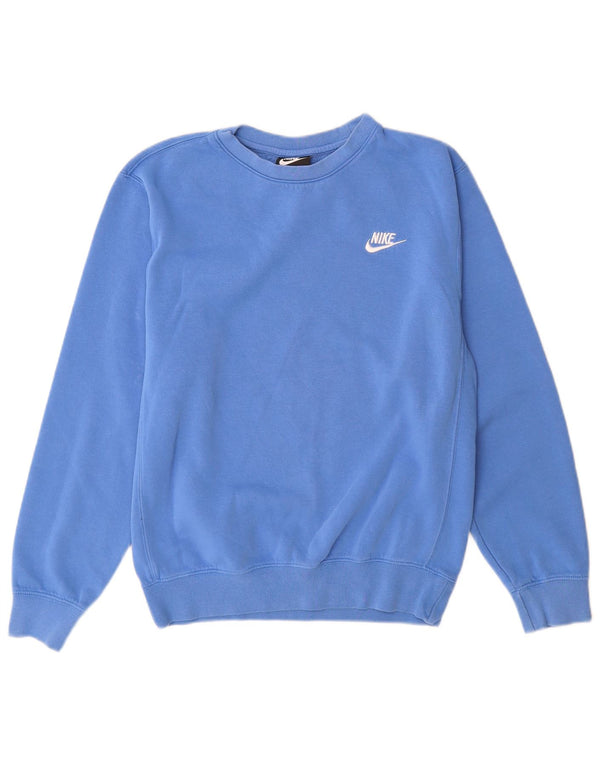 Felpa Nike Uomo Maglia XS Blu Cotone