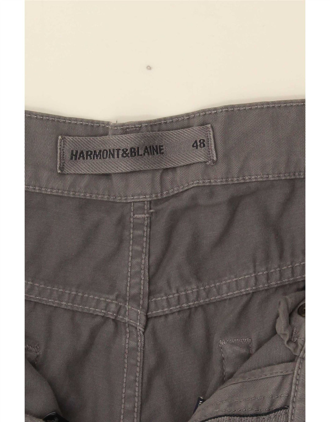 Pantaloni casual dritti da uomo Harmont & Blaine IT 48 Cotone grigio medio
