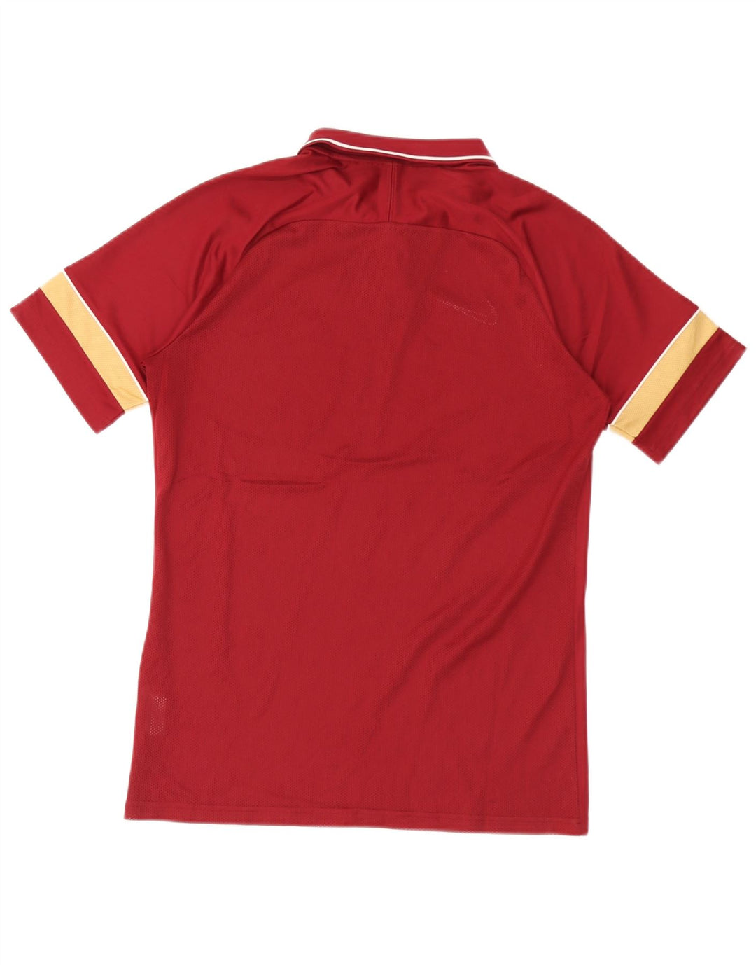 Polo Nike da uomo Dri Fit in poliestere a righe bordeaux medio
