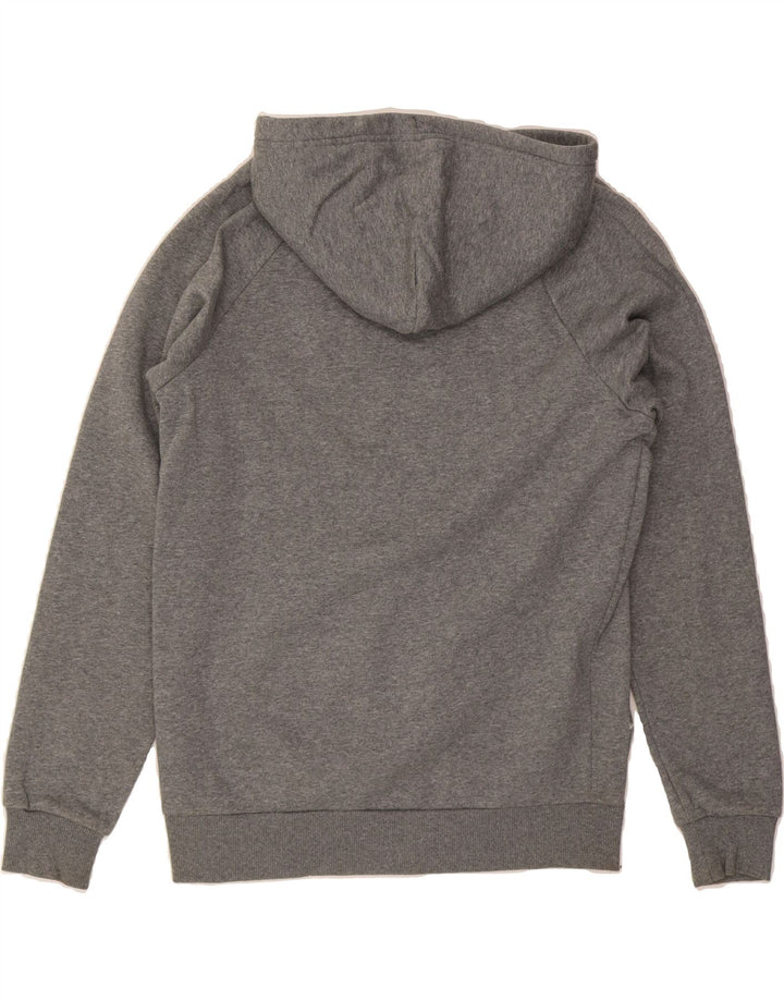 UNDER ARMOUR Mens Cold Gear Zip Hoodie Sweater Small Grey Cotton Vintage Under Armour and Second-Hand Under Armour from Messina Hembry 