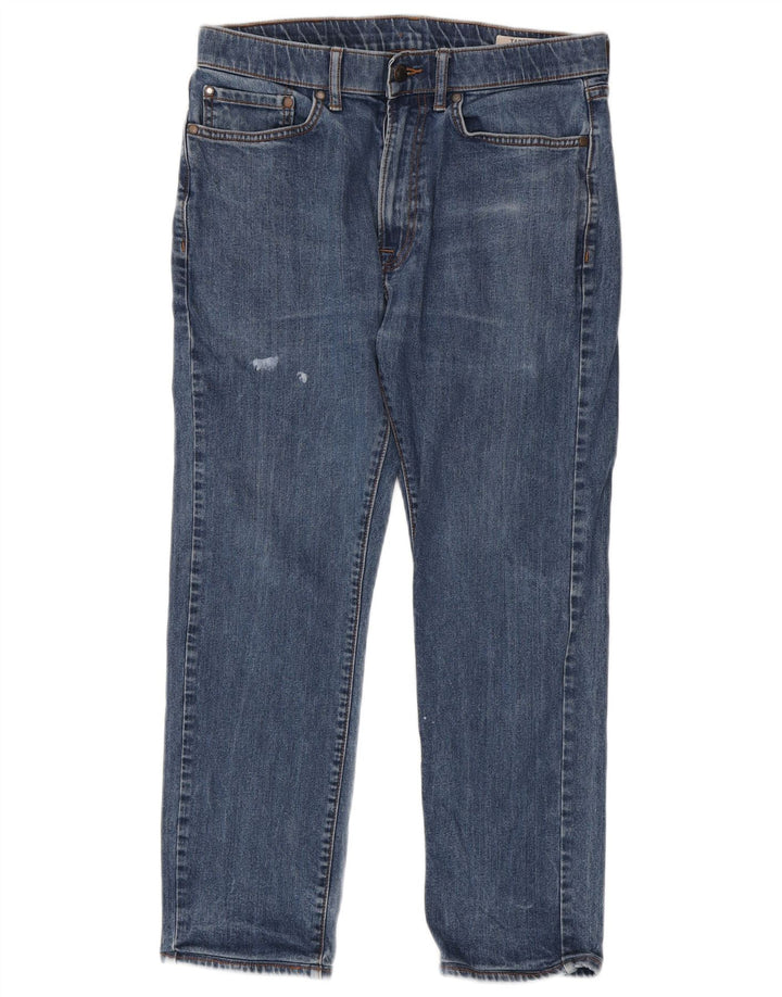Jeans affusolati da uomo Marks & Spencer W32 L29 cotone blu