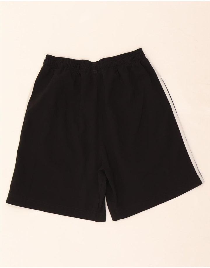 Pantaloncini sportivi Adidas da uomo piccoli in poliestere nero