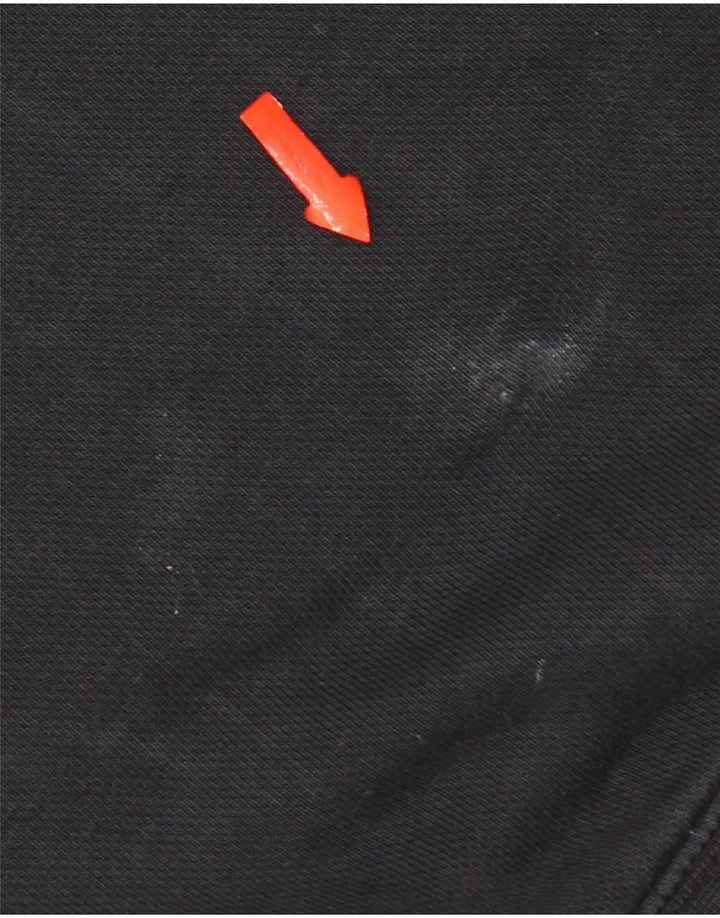 Felpa con cappuccio grafica Nike da uomo in cotone nero medio