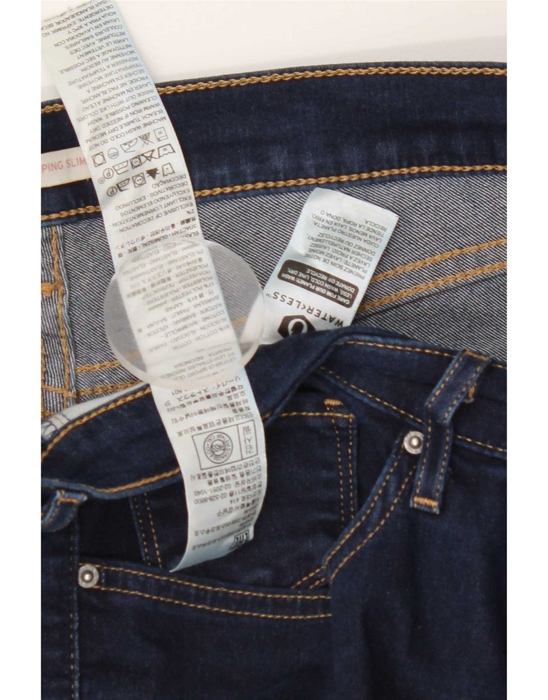 Levi's Donna 312 Shaping Slim Jeans W32 L30 Cotone Blu
