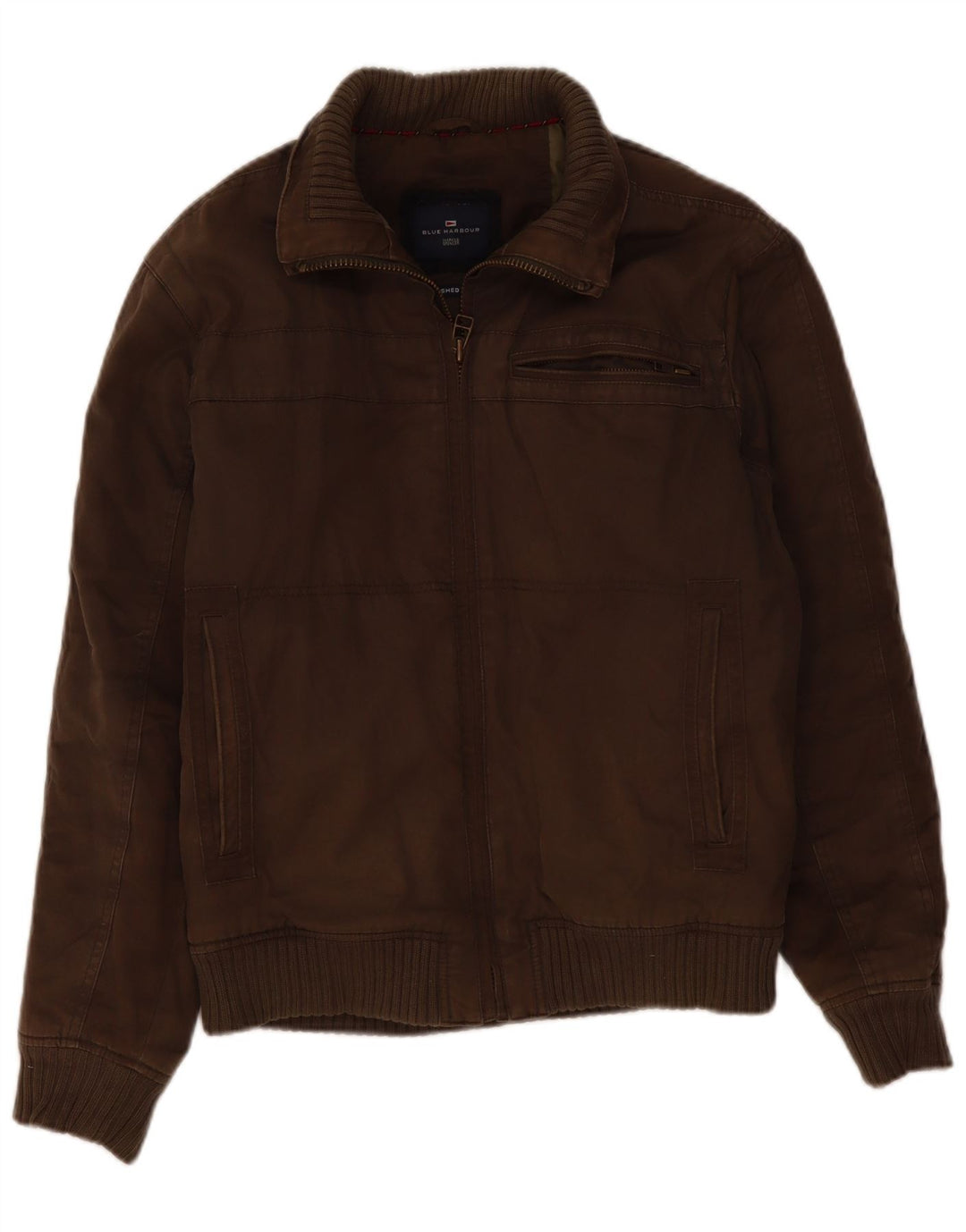 Giubbotto bomber da uomo Marks & Spencer UK 36 piccolo cotone kaki