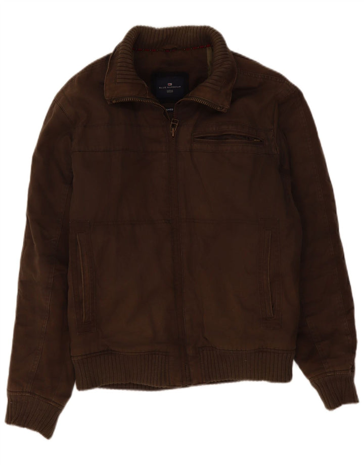Giubbotto bomber da uomo Marks & Spencer UK 36 piccolo cotone kaki