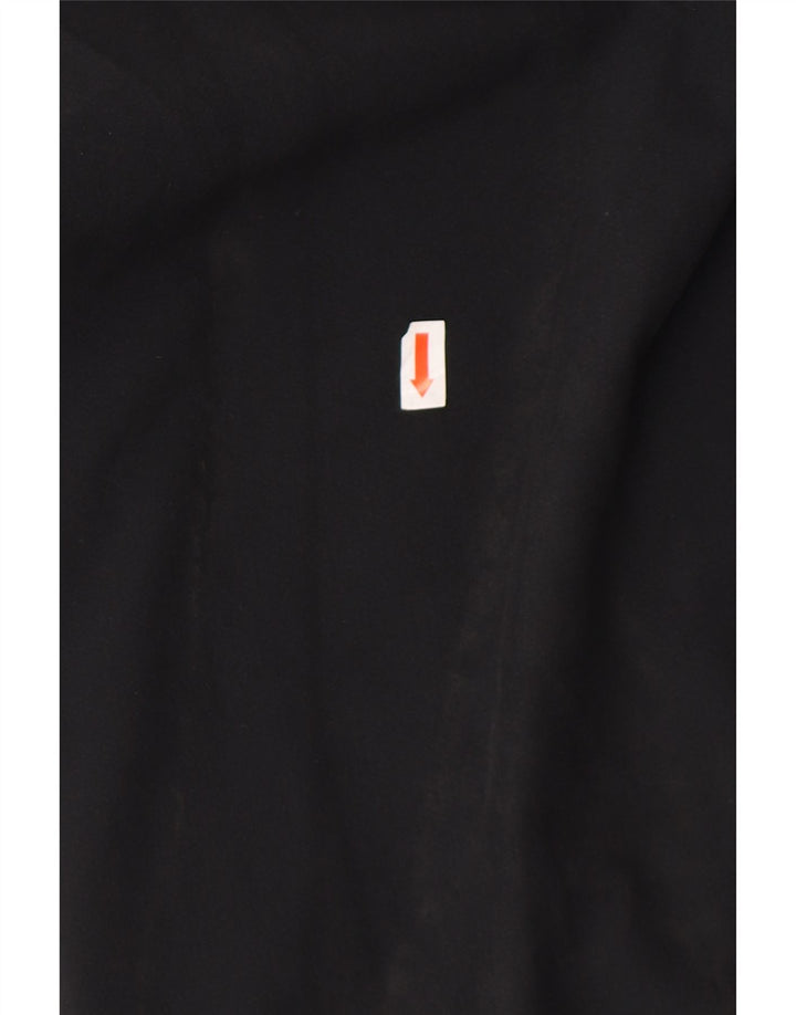 NIKE Mens Graphic Tracksuit Trousers XL Black Colourblock Polyester Vintage Nike and Second-Hand Nike from Messina Hembry 