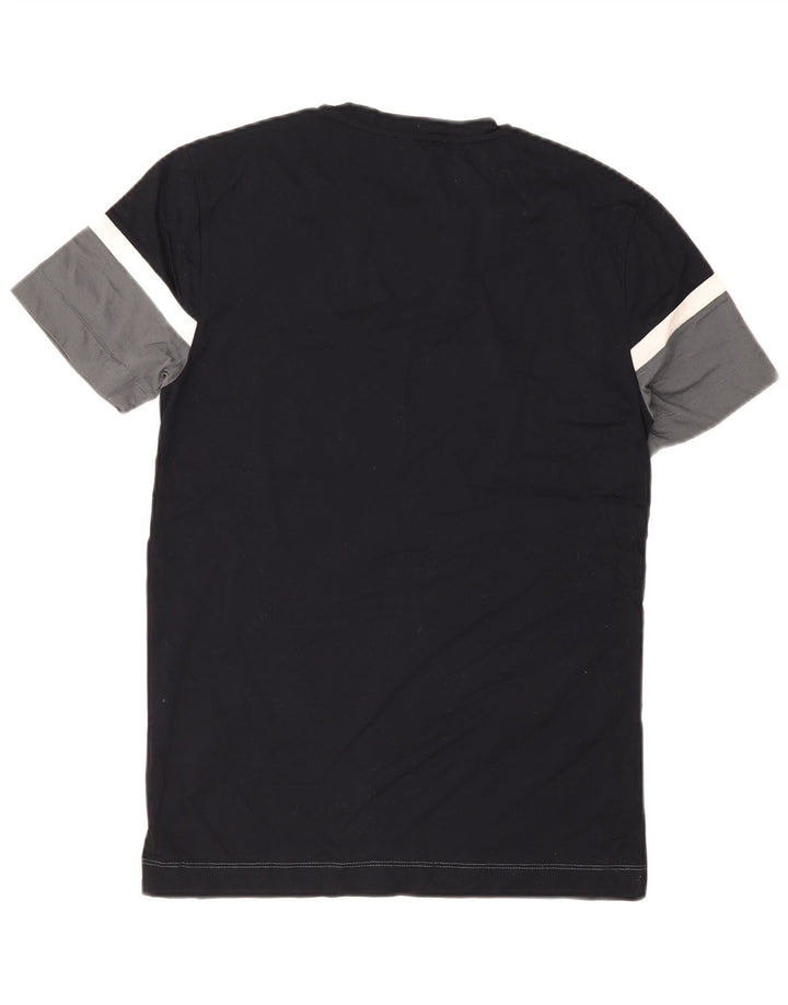 T-shirt da uomo Reiss Top Small in cotone color block grigio