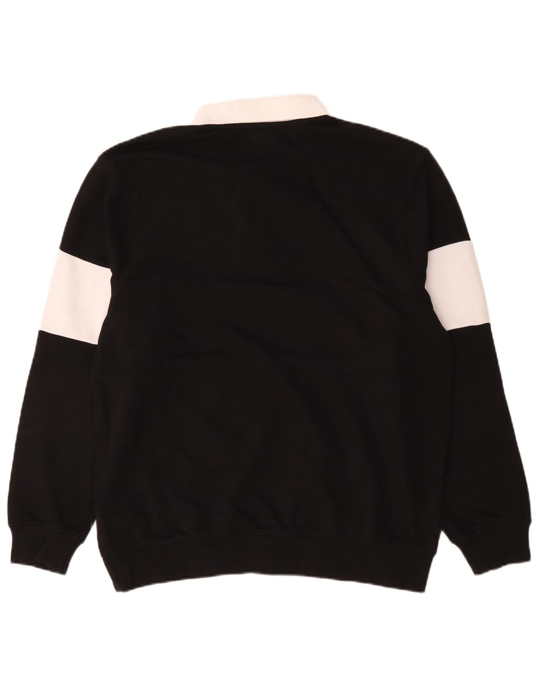 Felpa da uomo Ellesse con collo alto, maglione, cotone color block medio nero