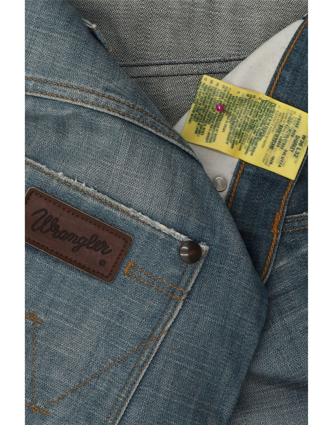 Jeans Wrangler Uomo Sharkey Bootcut W36 L32 Cotone Blu