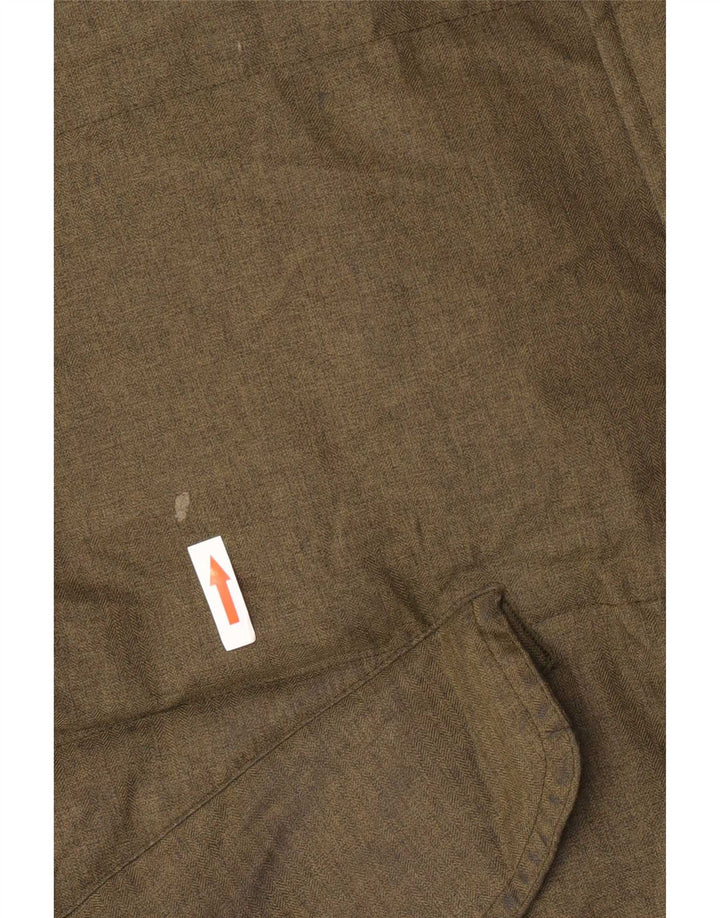 Giacca imbottita con cappuccio da uomo Fred Perry UK 38 media kaki