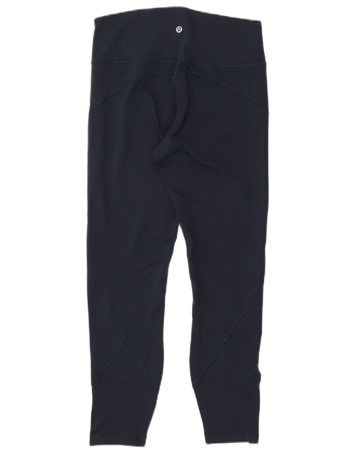 Leggings da donna LULULEMON US 10 grande nylon blu navy