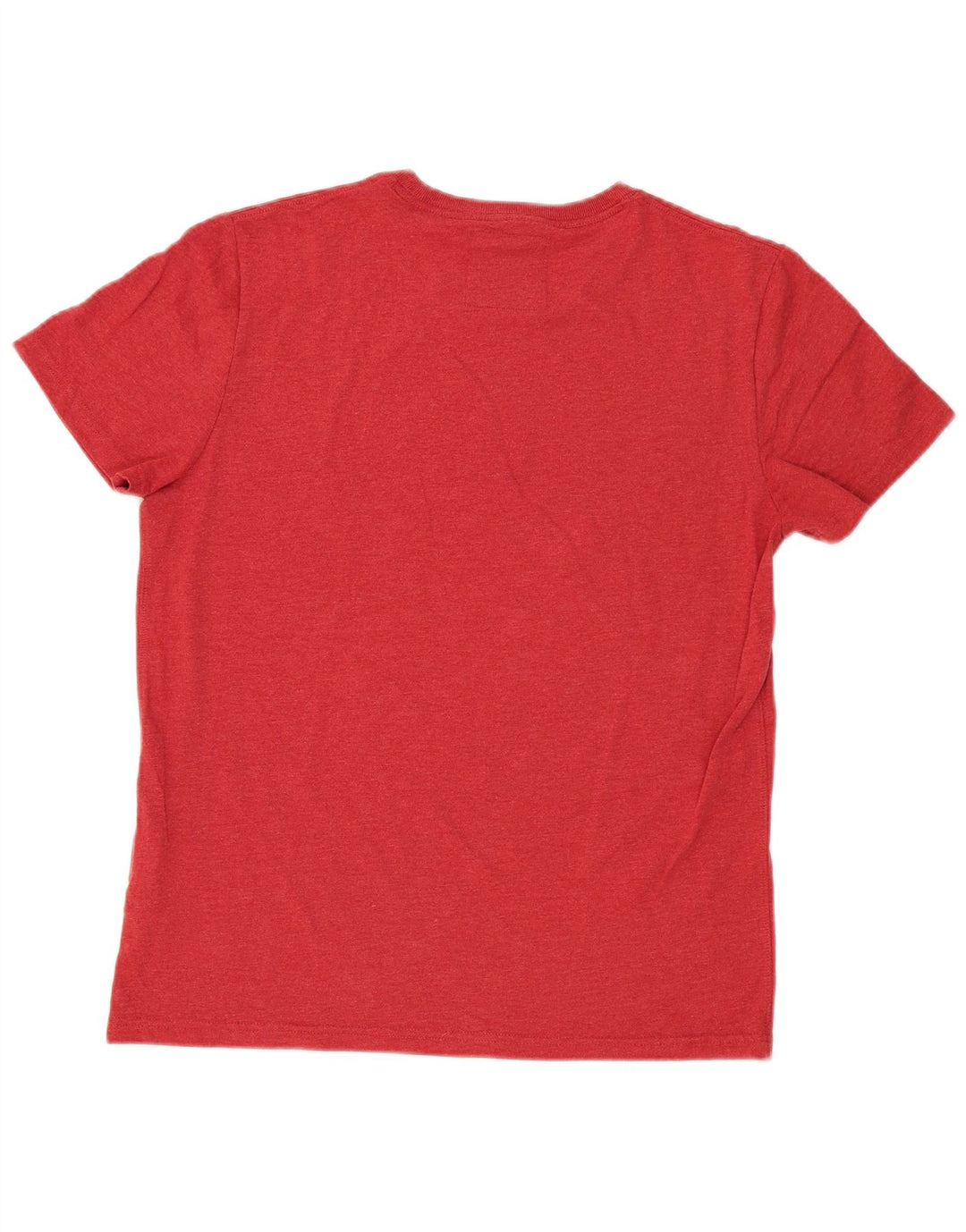 T-shirt grafica da uomo Superdry Top grande in cotone rosso