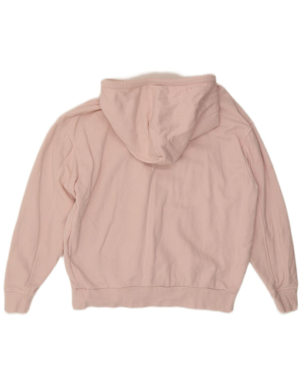 Maglione con cappuccio vestibilità rilassata da donna Levi's UK 6 XS cotone rosa