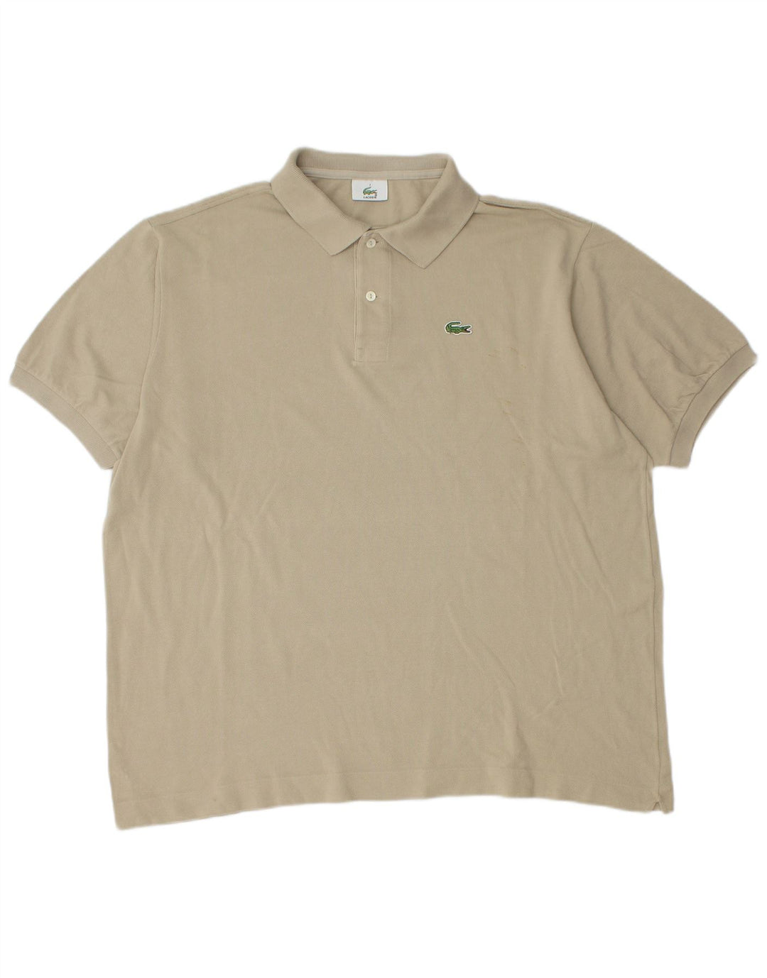 Polo da uomo Lacoste taglia 7 2XL cotone beige