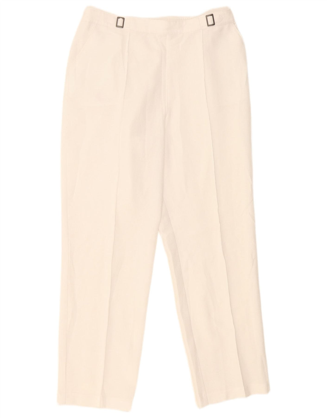 Pantaloni casual da donna Marks & Spencer UK 14 Large W32 L29 quadri bianchi