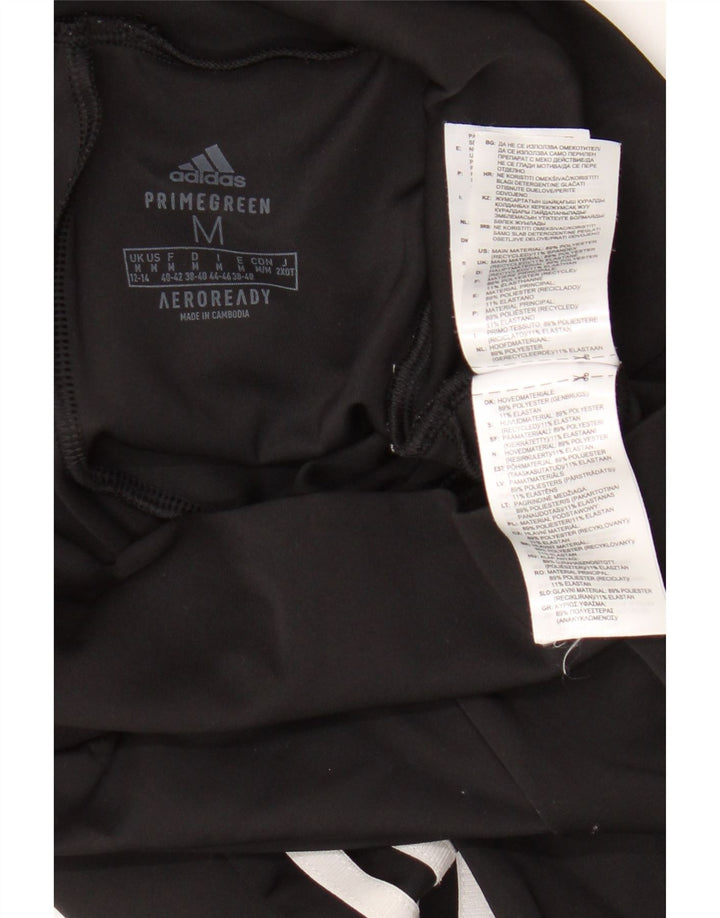 Pantaloncini sportivi Adidas Aeroready da donna UK 12/14 Poliestere nero medio