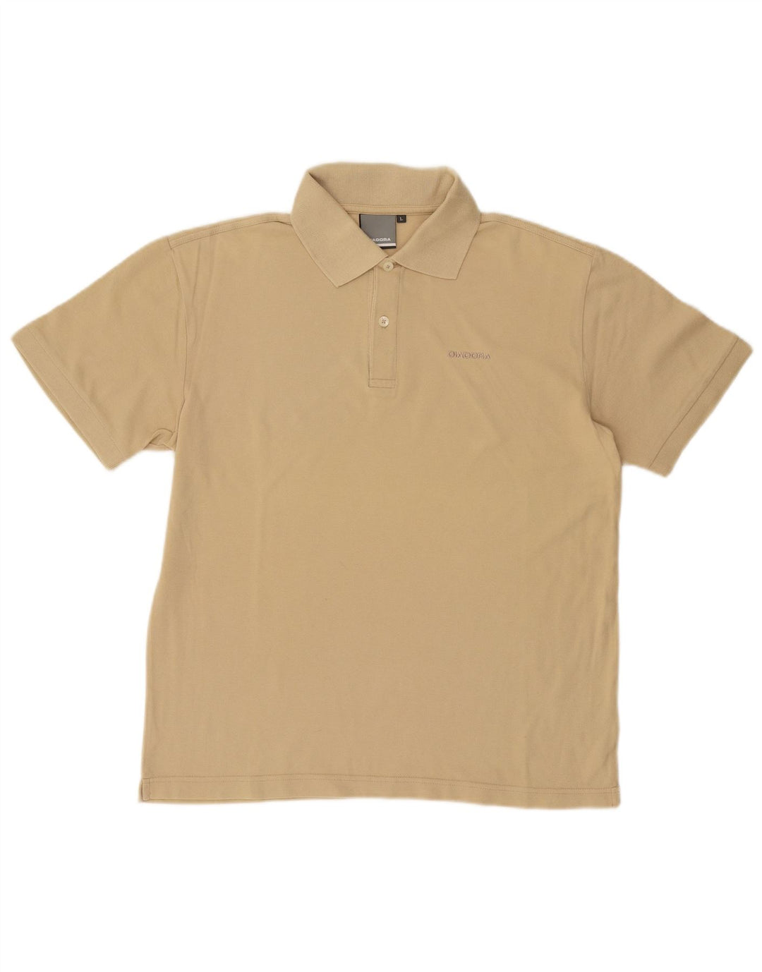 DIADORA Mens Polo Shirt Large Green Cotton