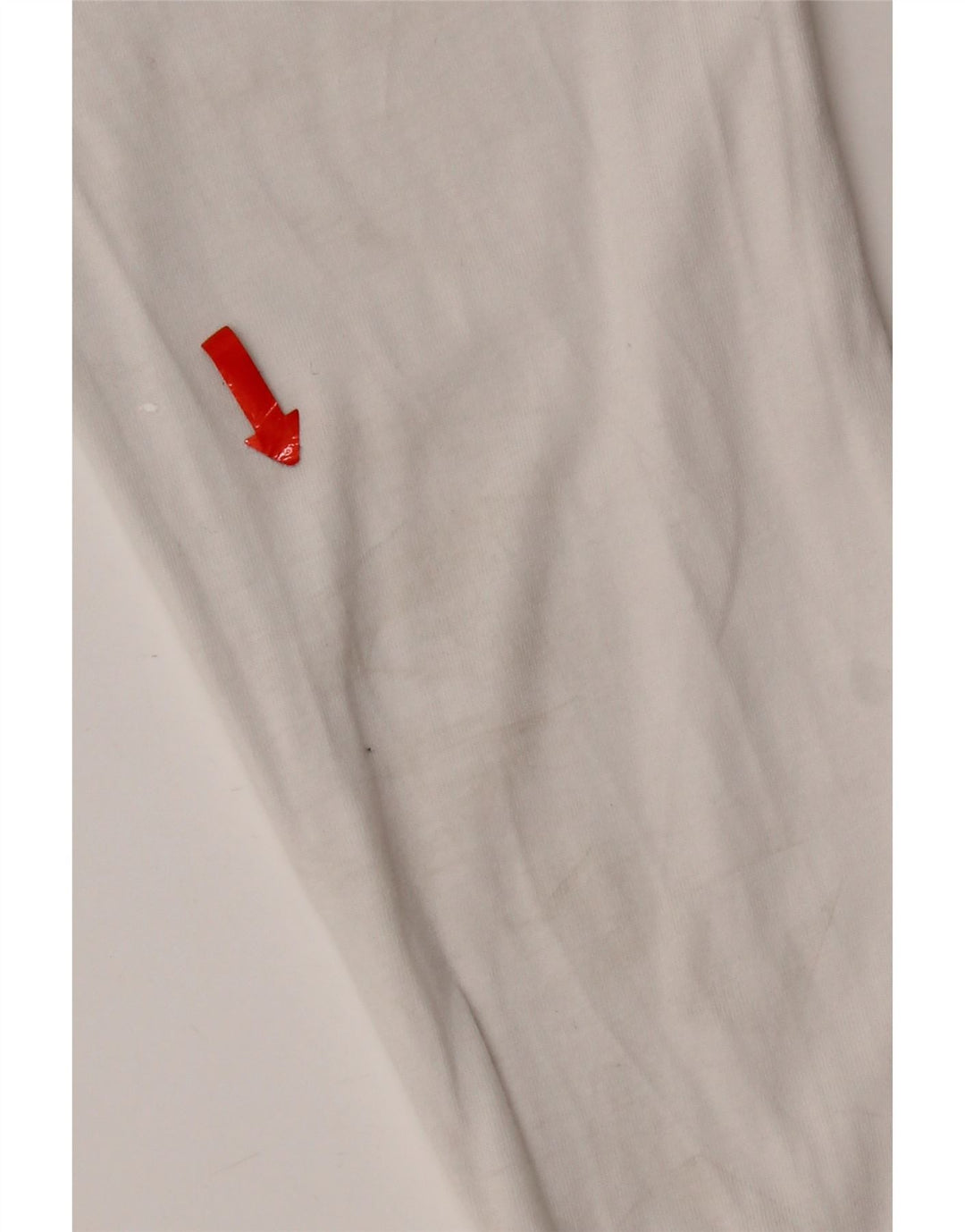 Converse Top grafico da uomo a maniche lunghe in cotone bianco medio