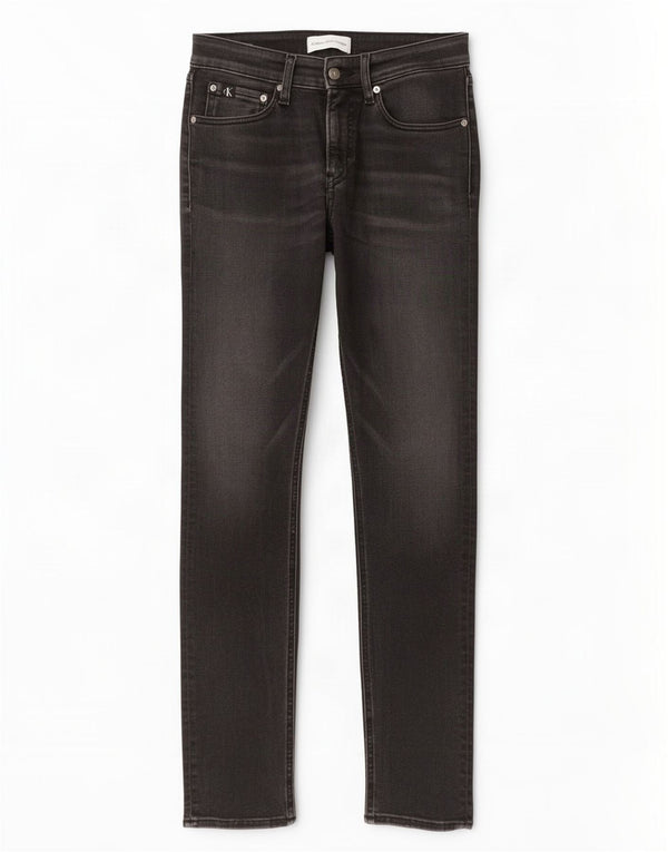 Jeans skinny da uomo Calvin Klein W30 L32 cotone grigio