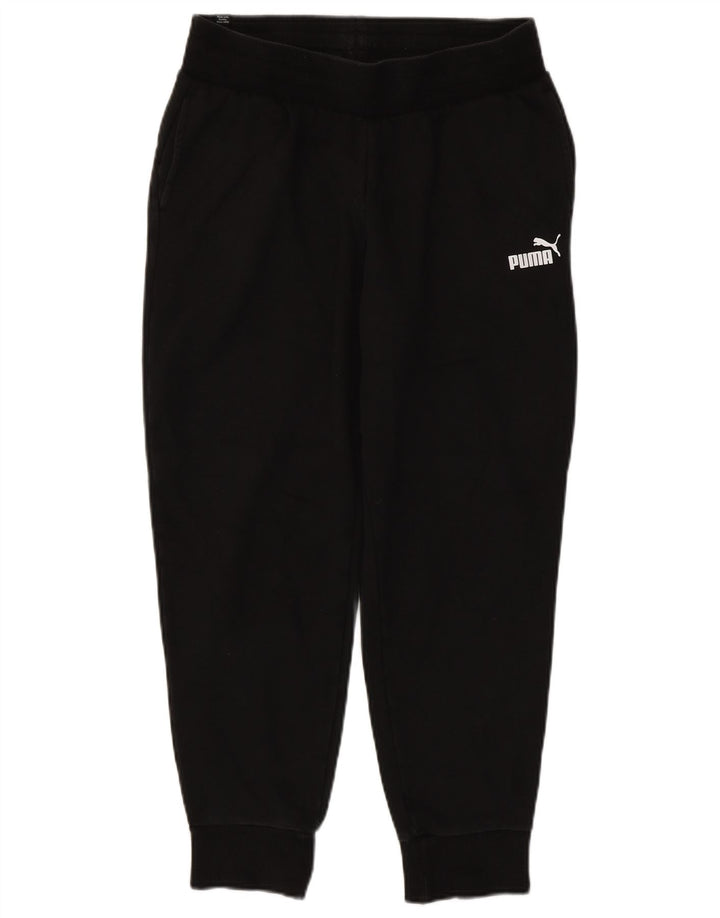 Pantaloni da tuta da uomo Puma Joggers Medium Black Cotton