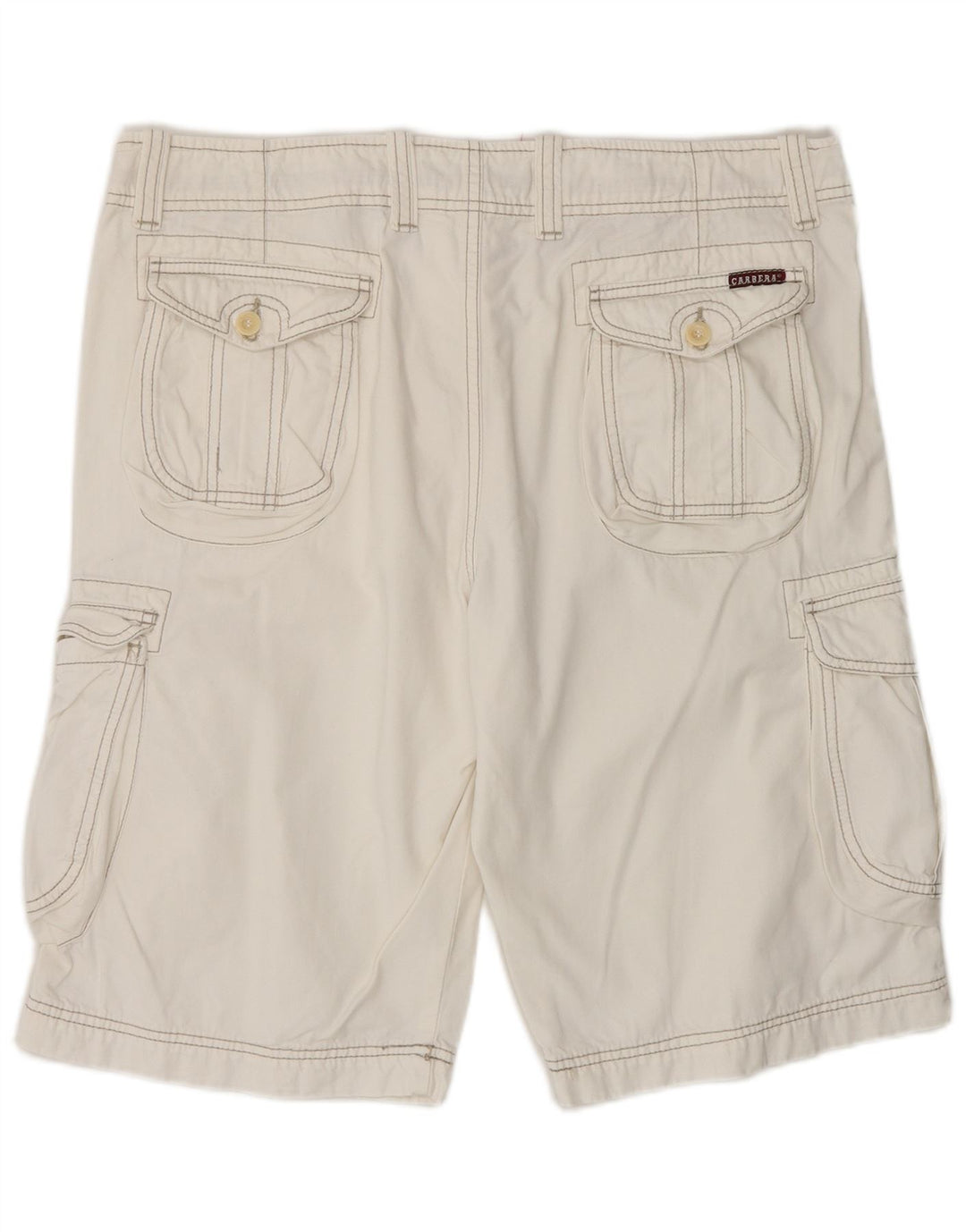 Pantaloncini cargo cargo da donna Carrera IT 52 XL W34 cotone bianco