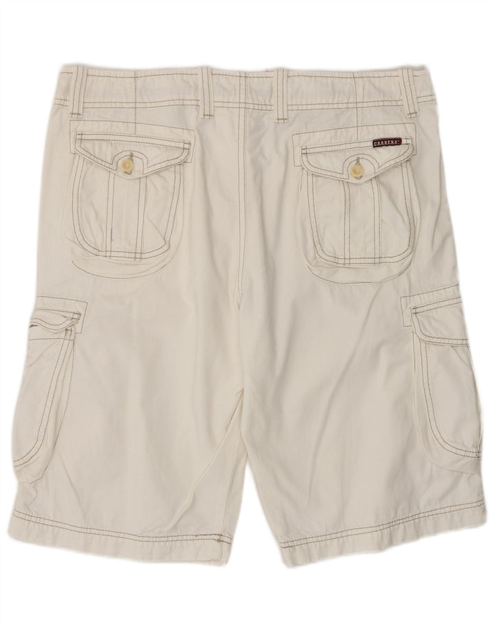 Pantaloncini cargo cargo da donna Carrera IT 52 XL W34 cotone bianco