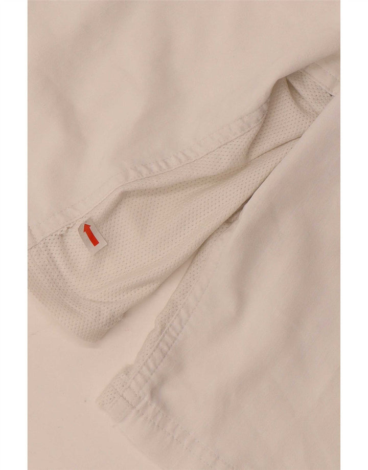 Pantaloncini sportivi Nike Dri Fit da uomo, poliestere bianco medio