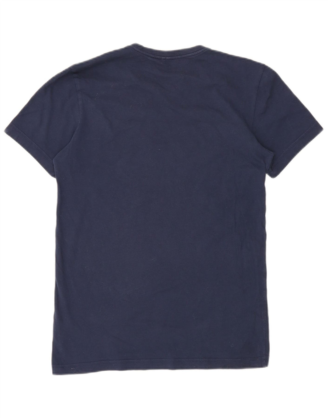T-shirt grafica da uomo Adidas Top Small in cotone blu navy