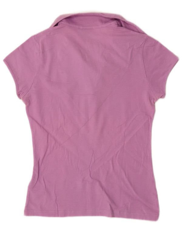 Polo da donna Lotto UK 14 Large Viola in cotone