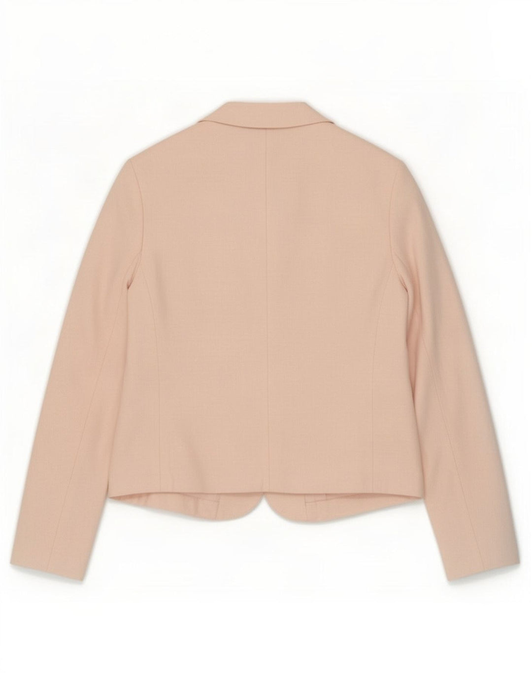 Giacca blazer autografa da donna Marks & Spencer UK 12 poliestere rosa medio